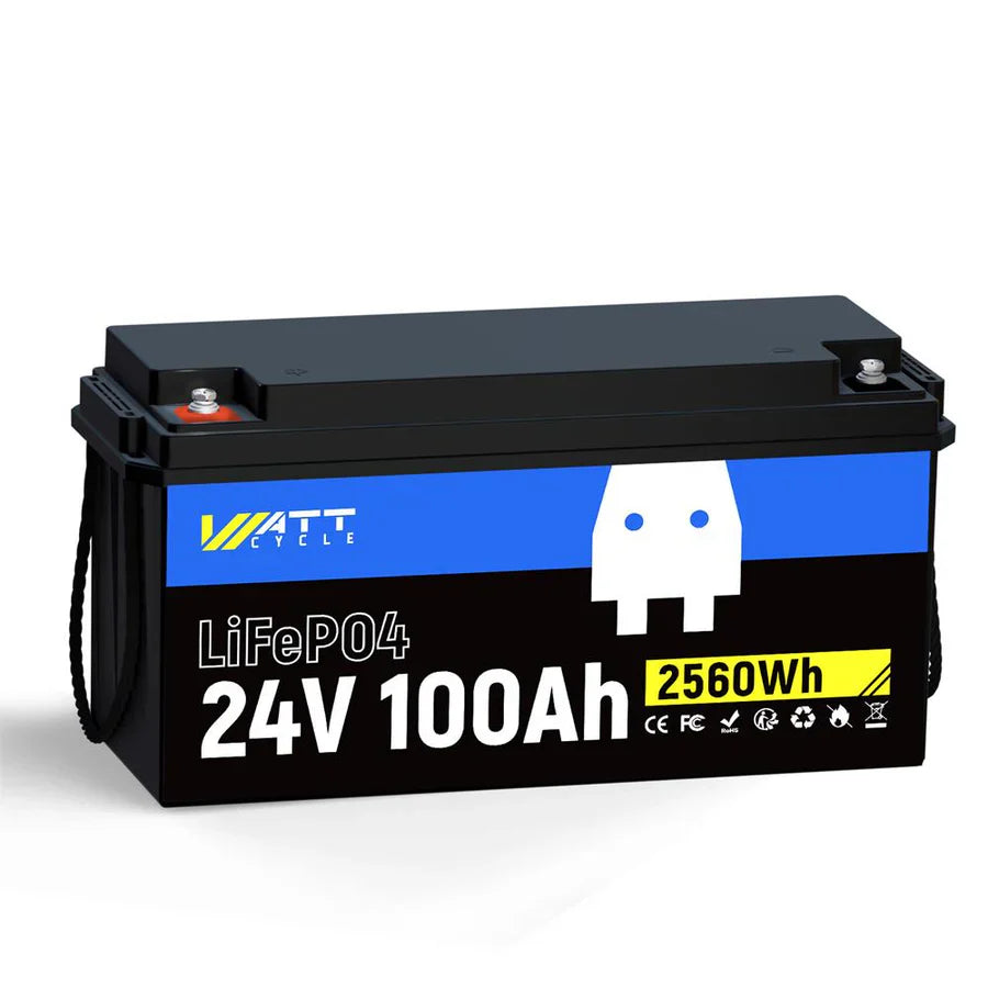 【Easter Sale: 10% OFF】WattCycle NZ - 24V 100Ah LiFePO4 Battery