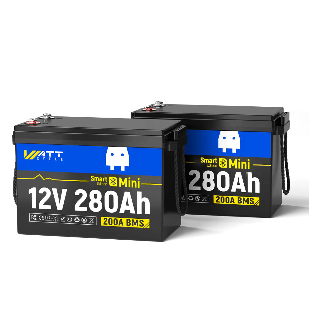 WattCycle NZ - 12V 280Ah Mini LiFePO4 Battery with Bluetooth
