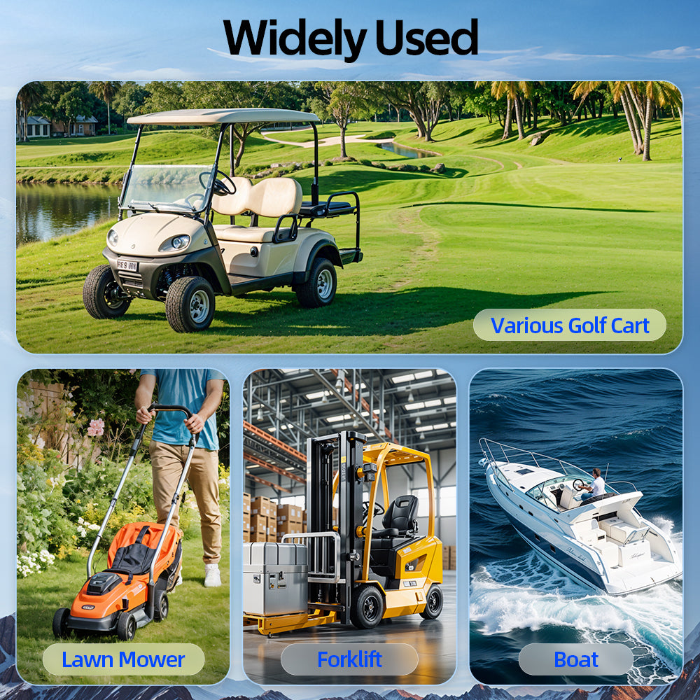 WattCycle AU - 48V 100Ah Golf Cart Battery with Bluetooth