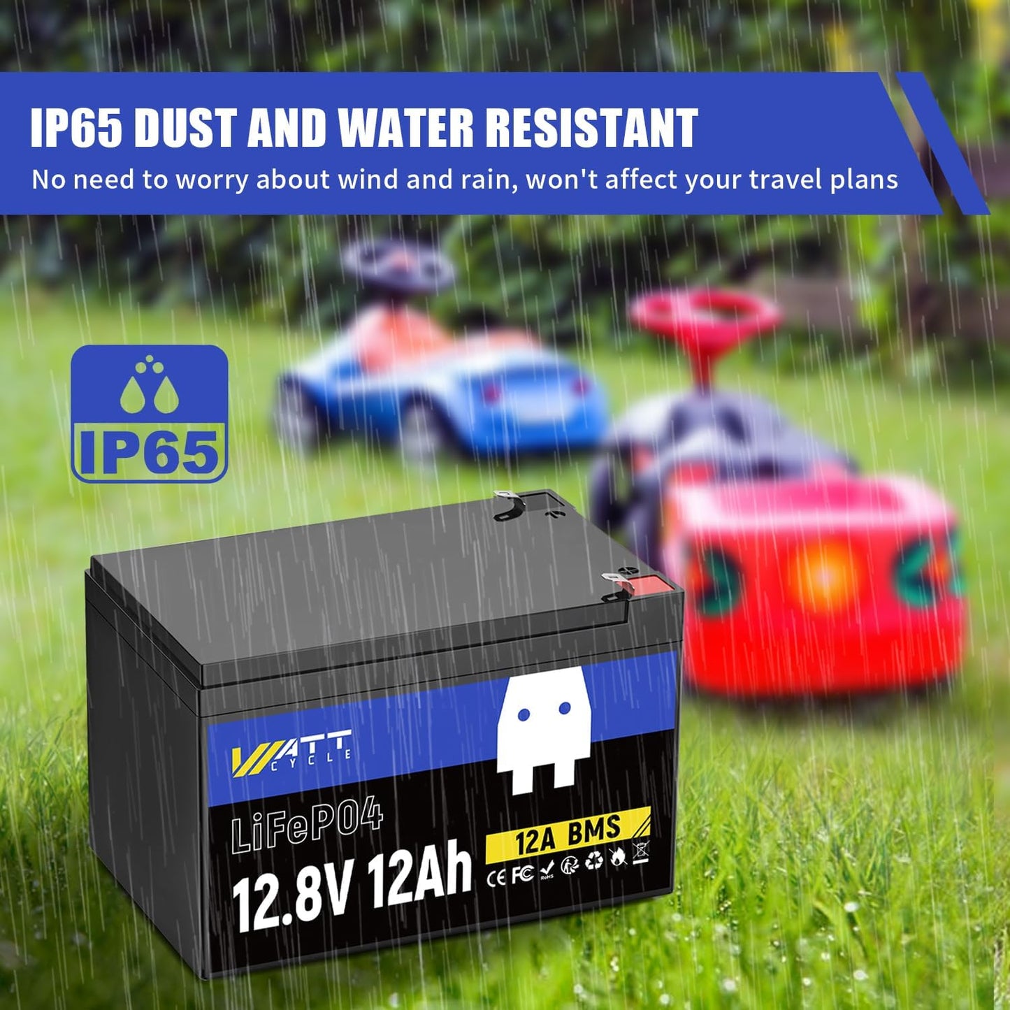 【Easter Sale: 10% OFF】WattCycle NZ - 12V 12Ah LiFePO4 Battery
