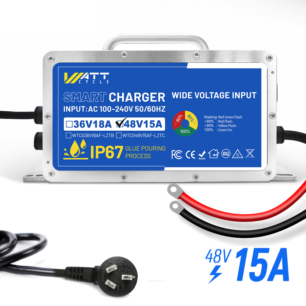58.4V 15A Aluminum Shell LiFePO4 Battery Charger