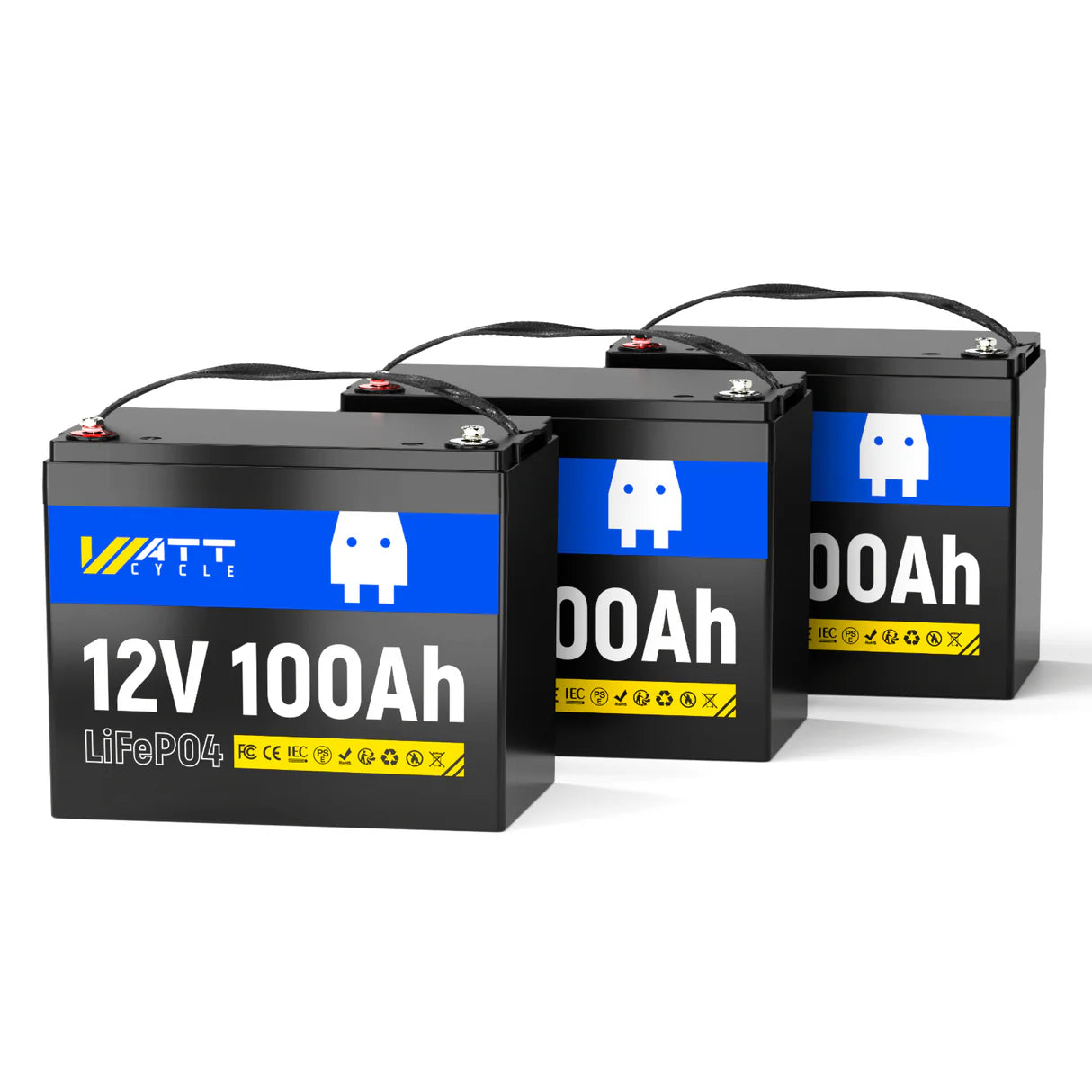 【PRE-SALE】WattCycle NZ - 12V 100Ah Group 24 LiFePO4 Battery