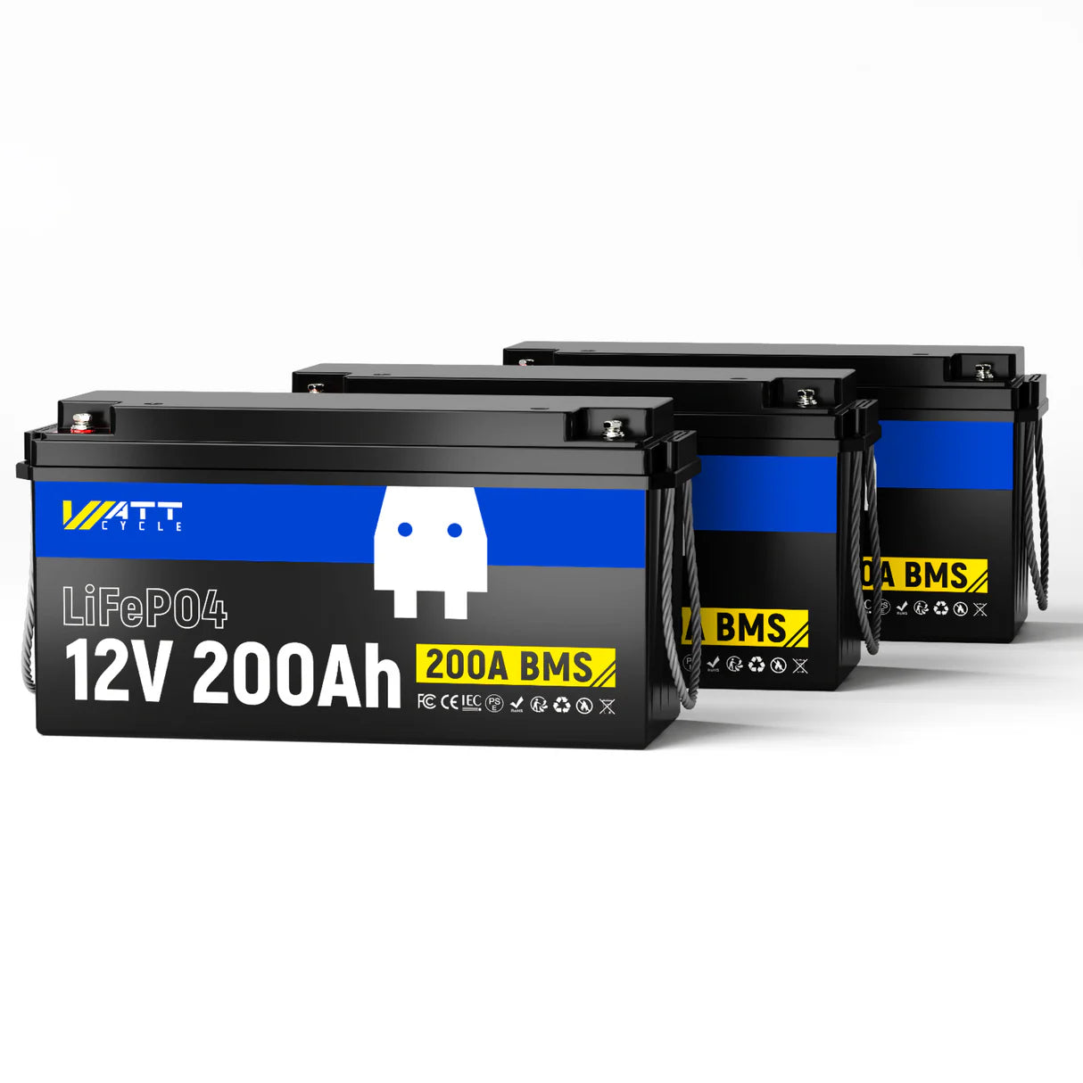 【PRE-SALE】WattCycle NZ - 12V 200Ah LiFePO4 Battery
