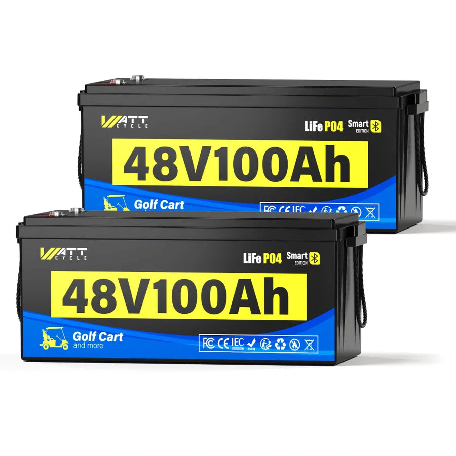 WattCycle NZ - 48V 100Ah Golf Cart Battery with Bluetooth