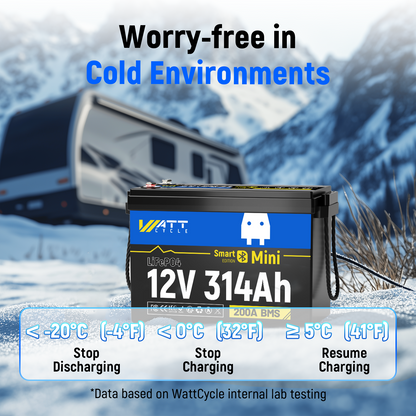WattCycle NZ - 12V 314Ah MiniBT LiFePO4 Battery