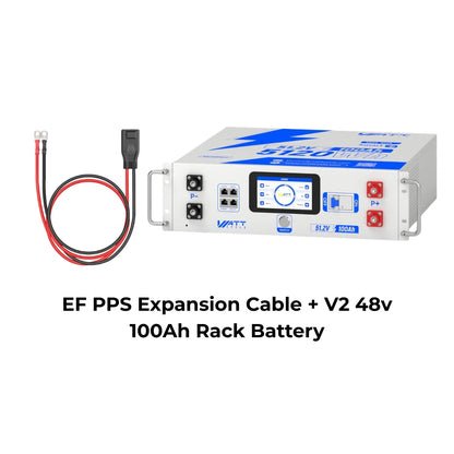 WattCycle V2 48V 100Ah LiFePO₄ Rack Battery – Active Balancing | LCD | Bluetooth | Smart Comms