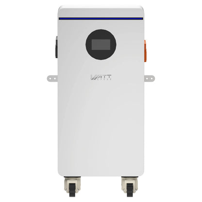 WattCycle 16kWh 48V 314Ah Wall-Mount Bluetooth LiFePO4 – Active Balancing & CAN/RS485 Communication