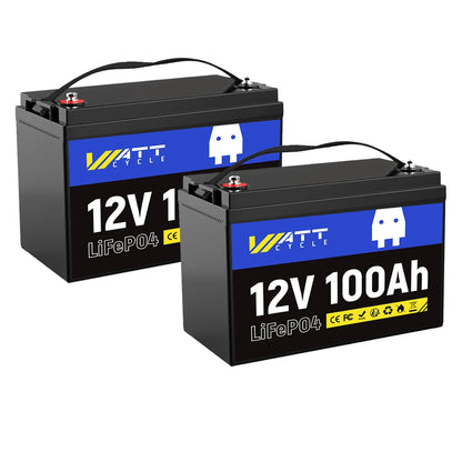 WattCycle NZ - 12V 100Ah Group 24 LiFePO4 Battery