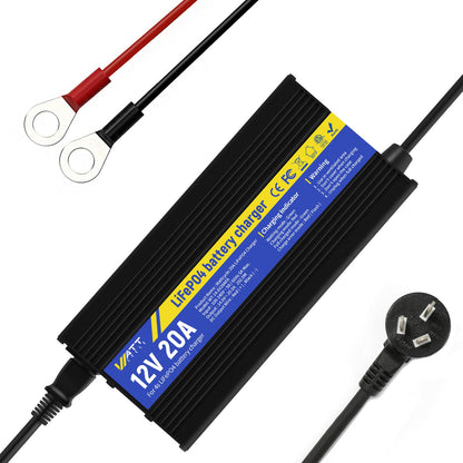 WattCycle AU - 14.6V 20A LiFePO4 Battery Charger