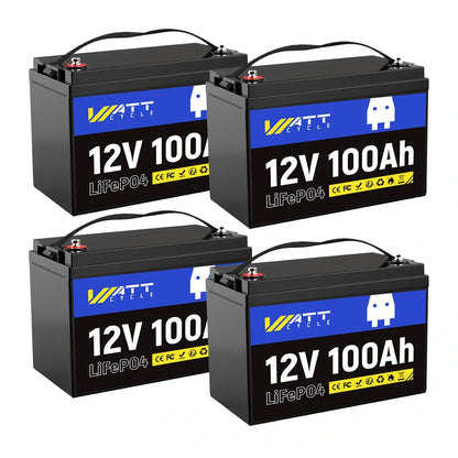 WattCycle NZ - 12V 100Ah Group 24 LiFePO4 Battery