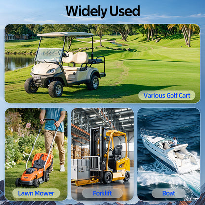 WattCycle AU - 48V 100Ah Golf Cart Battery with Bluetooth