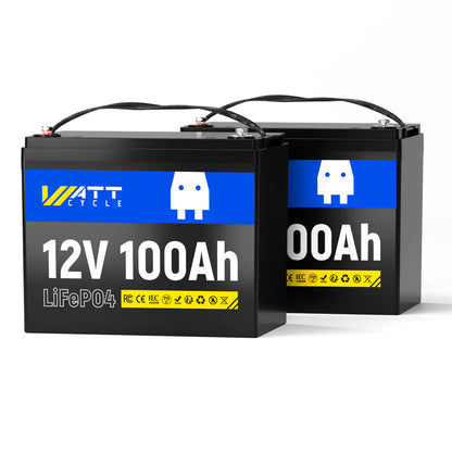 【PRE-SALE】WattCycle NZ - 12V 100Ah Group 24 LiFePO4 Battery