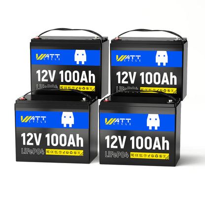 【PRE-SALE】WattCycle NZ - 12V 100Ah Group 24 LiFePO4 Battery