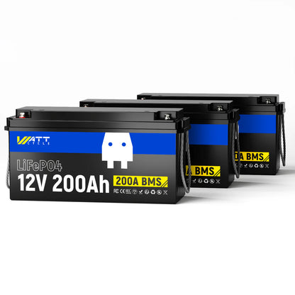 【PRE-SALE】WattCycle NZ - 12V 200Ah LiFePO4 Battery