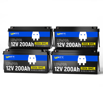 【PRE-SALE】WattCycle NZ - 12V 200Ah LiFePO4 Battery