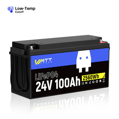 WattCycle NZ - 24V 100Ah LiFePO4 Battery