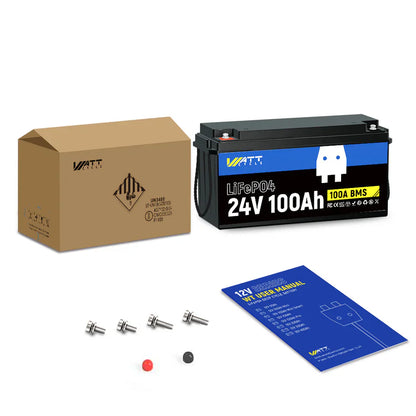 WattCycle NZ - 24V 100Ah LiFePO4 Battery