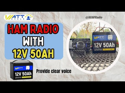 【PRE-SALE】WattCycle NZ - 12V 50Ah LiFePO4 Battery